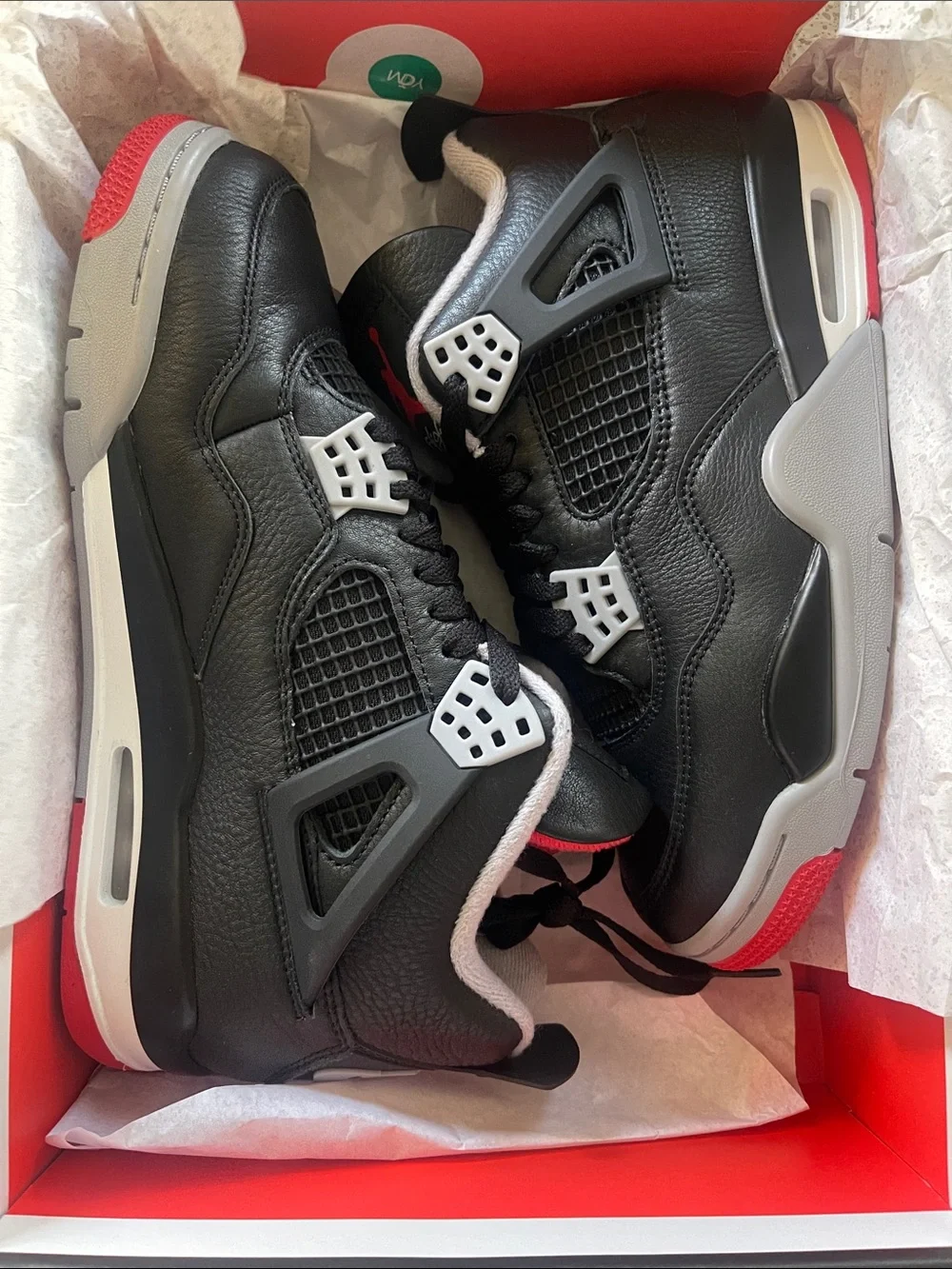 JORDAN 4 RETRO 'BRED REIMAGINED' Men’s 7.5